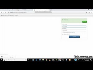 Attendance Management System using PHP free download