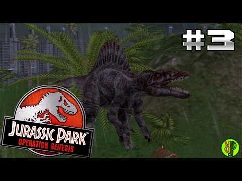We Have a Spinosaurus!! | Jurassic Park: Operation Genesis - EP3 (PS2 EDITION)