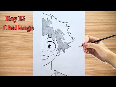 How to Draw Izuku Midoriya 🔥| Step by Step Beginners Anime | Easy Anime Pencil Drawing