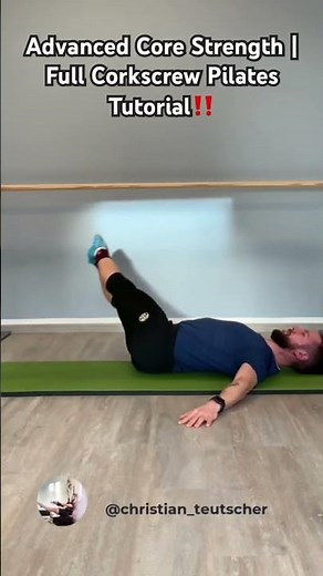 Advanced Core Strength | Full Corkscrew Pilates Tutorial