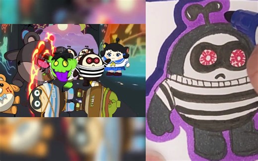 动画简笔画：蛋仔小剧情6