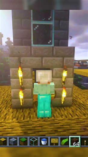 99% Minecraft Players Don’t Know This Elevator Trick! 😱 #shorts