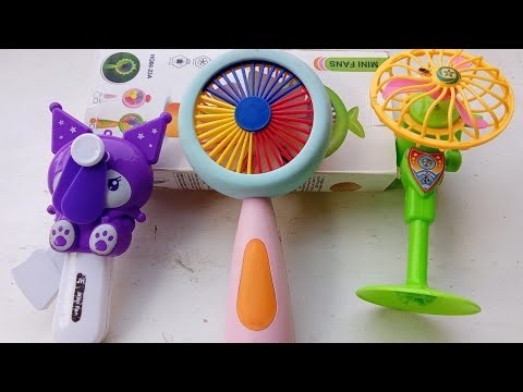 Top 3 Cute Mini Electric Fans | Portable Toy Fans for Kids | Cool Summer Gadget Collection