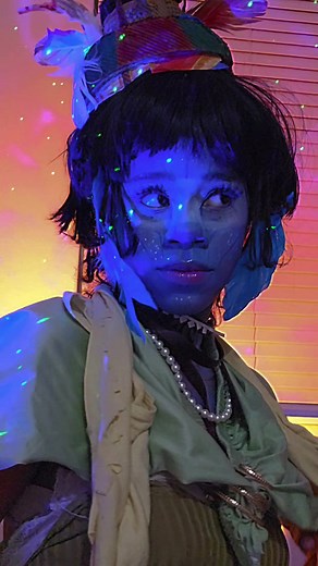 Neytiri and Jake Sully Avatar Cosplay at Frontiers of Pandora