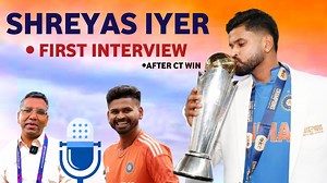 76K views · 1.3K reactions | Shreyas Iyer EXCLUSIVE & FIRST interview after CT win | Vimal Kumar | Facebook