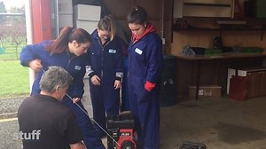 4.1K views · 107 reactions | Girls are getting revved-up over car classes with the number of future female mechanics on the rise. They have engine oil under their nails, spots of grease on their hands and their long hair is tightly pulled back from their faces. Read the full story: bit.ly/2s2ryet | The Marlborough Express | Facebook