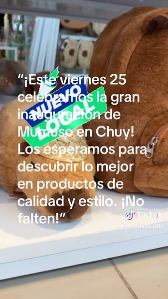 “¡Este viernes 25 celebramos la gran inauguración de Mumuso en Chuy! Los esperamos para descubrir lo mejor en productos de calidad y estilo. ¡No falten!”#inauguracion #chuyUuruguay #mumuso