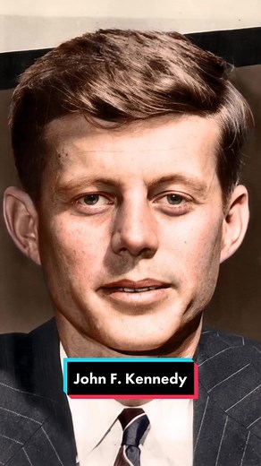 Colorisation of a Young John F. Kennedy in 1947