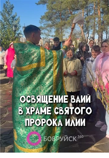 💚 С воскресным днём и с Праздником Входа Господня в Иерусалим! 📸 Кадры из храма святого пророка Илии – как проходило освящение вербы. 🌿Весь Иерусалим всколыхнулся от вести о величайшем чуде воскрешения Господом Иисусом Христом четверодневного мертвеца Лазаря. Народ постилал свои одежды на дороге пред Иисусом, размахивая пальмовыми ветвями, и в восторге восклицал: «Осанна в вышних! Благословен Царь, грядущий во имя Господне!»… Казалось бы, радостью должно было наполниться сердце Господа Иисуса