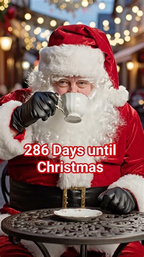 286 Days until Christmas Santa Status #christmas #pov #cute #santa #trending #trend #youtube #fyp