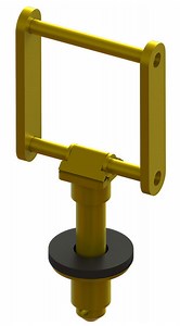 Lankota Category 4 to 3 Drawbar Pin Reducer Kit, Fits Tractors with CAT 4 Drop Pin Drawbar