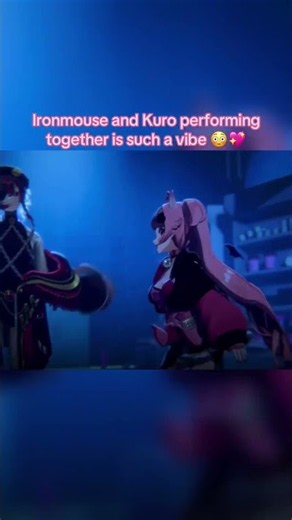 Ironmouse and Kuro performing together is such a vibe 😳💖