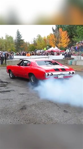 84K views · 2K reactions | Chevy Chevelle Leaves its Mark in a Trail of Smoke at Burnout Show! | American Muscle Cars | Facebook