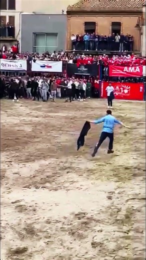 ¡IMPOSIBLE DE VER! El recorte más real a un Toro Cerril #toros #taurino
