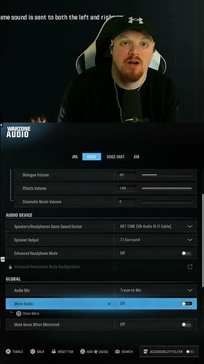 Warzone Audio Settings *Update*! #warzone