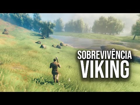 VALHEIM - Jogo de Sobrevivência VIKING! | O Início de Gameplay, em Português PT-BR