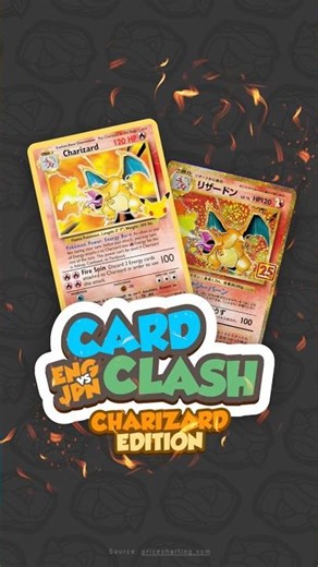 English vs Japanese Charizards🔥 wait for the $1000+ holy grails at the end #Charizard #shorts
