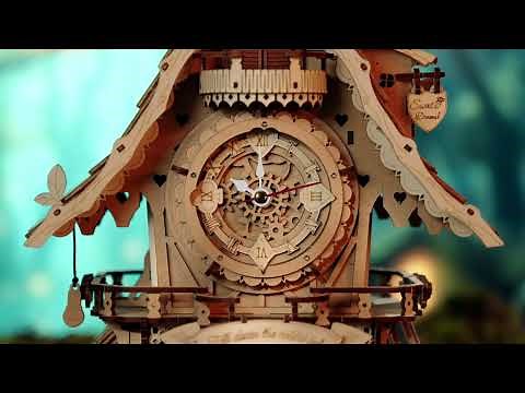 ROKR Cuckoo Clock Mechanical 3D Wooden Puzzle LC901