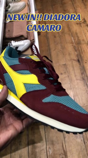 DIADORA CAMERO NEW COLOURWAY. Brittany blue and hot choccola. What do you think? #footballcasuals #80scasuals #casualsfootball #acidhouse #awaydays