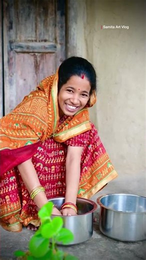 Peaceful village life India #villagelife #nature #woodapplejuice
