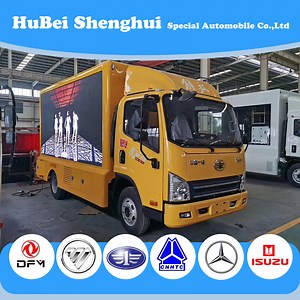 [Hot Item] Special Vehicle for Vertical Advertising Board Digital Sign Truck LED Display Truck Mobile Billboard Truck