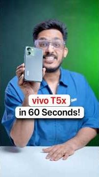 vivo T5x 5G Review in 60 Seconds!