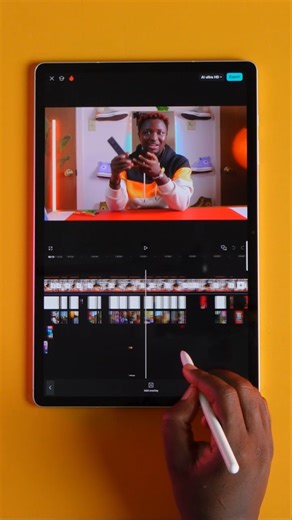 Pro Video Editing on Samsung Galaxy Tab S9 Plus #shortsfeed #tabs9 #editing #capcut #yt #shorts #fyp