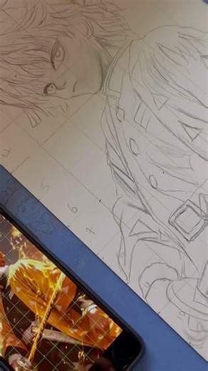 Zenitsu Agatsuma drawing outline tutorial #zenitsu #drawing #outline #youtube #shorts #viral