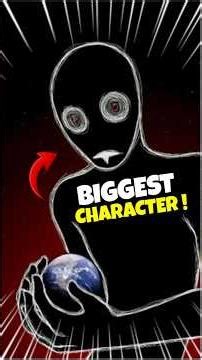 The largest characters in the anime world ? #shorts