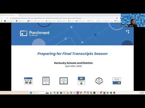 Final Transcripts: Parchment Webinar 2026