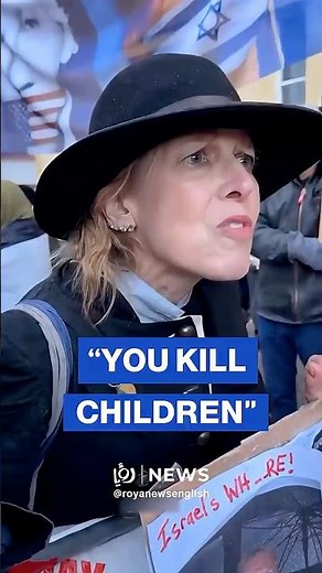 Confrontation in Berlin: Pro-'Israel' protesters threaten U.S. pro-Palestine demonstrator