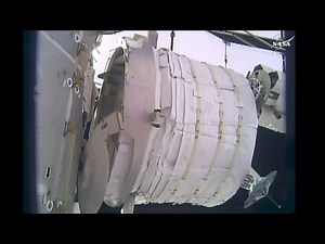 ISS Full BEAM Bigelow Expandable Activity Module installation and docking coverage Nasa-tv