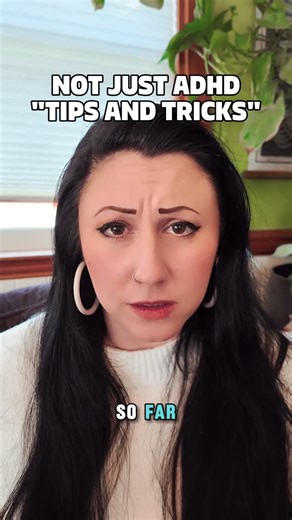 Sheila Henson on Instagram: "ADHD “tips and tricks” are great, and they can help you get through the day when you’re low on “spoons” (capacity). For most people, though, in the long run they won’t be enough. We need to understand our brains- why they do what they do, and why they need what they need, so we can build a life where we aren’t always working against them. Building skills around emotional regulation, boundary settling, building trust and asking for help, communication and self advocac