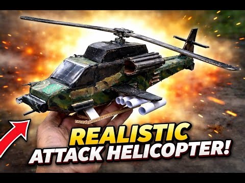 Amazing Cardboard Attack Titan Helicopter 🚁🔥