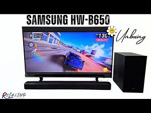 Samsung HW-B650 Unboxing 3.1ch Soundbar w/Dolby 5.1 DTS Virtual:X, Bass Boosted
