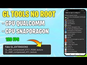 🚨 GL TOOLS NO ROOT! OTIMIZA CPU GPU E RAM - MAIS FPS