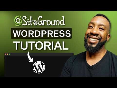 How to Make a Small Business Website as a Beginner with SiteGround | Step by Step