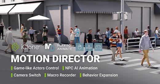 Character Animation with Motion Control | iClone