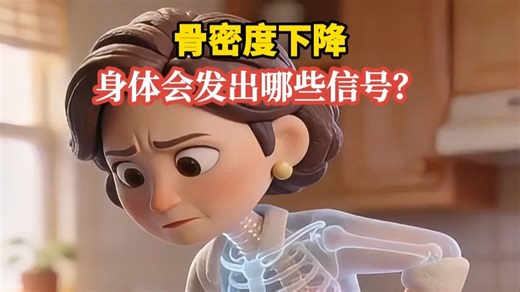 骨密度下降，身体会发出哪些信号 评论区回复666免费领取提示词
