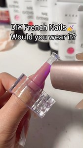 1.6M views · 6.4K reactions | Polygel isn’t just for strengthening—it’s your perfect canvas too. Making classic French tips a DIY dream. #makartt #gluxgel #nailhack #polygel #diynails #polygelmix #naildesign #nailtutorial #nailinspo #DIYfrenchtips | Makartt | Facebook