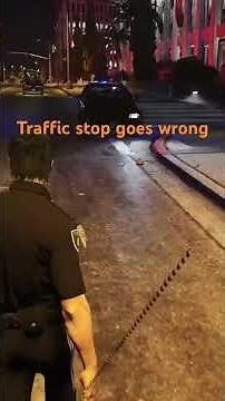 GTA v lspdfr traffic stop goes wrong