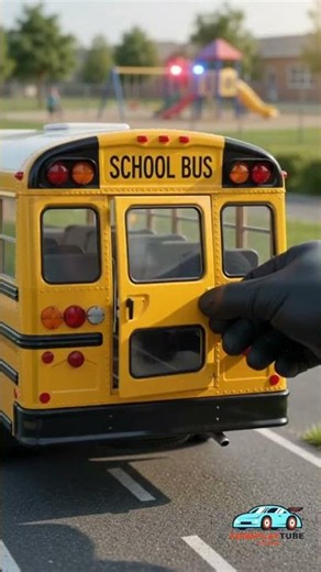 School Bus 1:12 Die-Cast Model | Ultra Realistic ASMR Miniature Bus Showcase