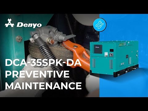 Preventive Maintenance Series - Denyo DCA-35SPK-DA Generator