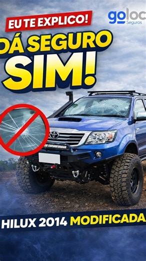 Go-Lock Seguros on Instagram: "“Hilux modificada não faz seguro.” Será mesmo? 🤔 O Gui da @tonimek , foi fazer a viagem pra Transamazônica e achava que não dava para fazer seguro na Hilux dele por ser modificada. Resultado? Já teve prejuízo com parabrisa… e não tem cobertura. 💸 A verdade é uma só: 🚗 Carro modificado faz seguro sim. O que precisa é fazer da forma certa. Na Go Lock a gente trabalha com: ✅ Veículos preparados e modificados ✅ Peças declaradas e legalizadas ✅ Cobertura para roubo,