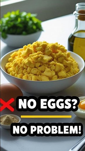 Chickpea Flour Makes Amazing Vegan Eggs!