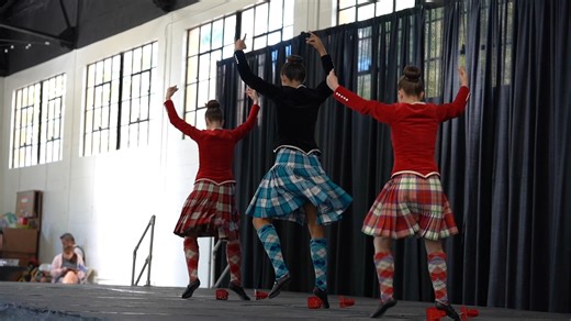 Happy National Dance Day! 🏴󠁧󠁢󠁳󠁣󠁴󠁿🏴󠁧󠁢󠁳󠁣󠁴󠁿Enjoy this short clip of the talent, precision and energy of the traditional Sword Dance (Ghillie Calum) on the Highland Dance competition stage at this year's Scottish Games.⚔️⚔️ Haste ye back: The 160th annual Scottish Highland Gathering & Games returns to the Alameda County Fairgrounds in Pleasanton on Labor Day weekend — September 5–6, 2026! #thescottishgames #visittrivalley #nationaldanceday | The Caledonian Club of San Francisco