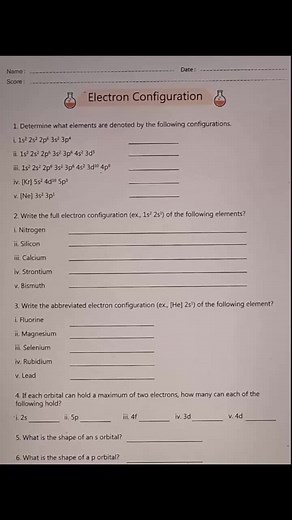 Find out the abbreviated electron configuration of Rubidium #chemistry #chemistryrocks #rubidium #electronconfiguration #electronconfigurations #chemistrywithcoachjakes