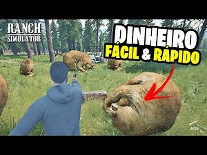 COMO GANHAR DINHEIRO FÁCIL E RÁPIDO! MUITAS DICAS NO RANCH SIMULATOR #04