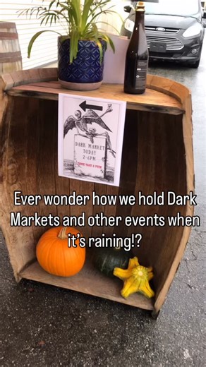 1K views · 15 reactions | Ever wonder what a dark market is or what it looks like!? Now you know, it’s a collection of local artists and makers that come together to create their own vibe. And if you give with their vibe then you take something home with you. This is definitely our vibe! 驪️☠️ | Santa Cruz Cider Company | Facebook