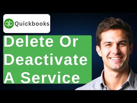How To Delete Or Deactivate A Service In QuickBooks Online Account [2025 Guide]